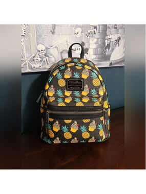 Loungefly Disney Parks Dole Whip Pineapple Swirl Mini Backpack